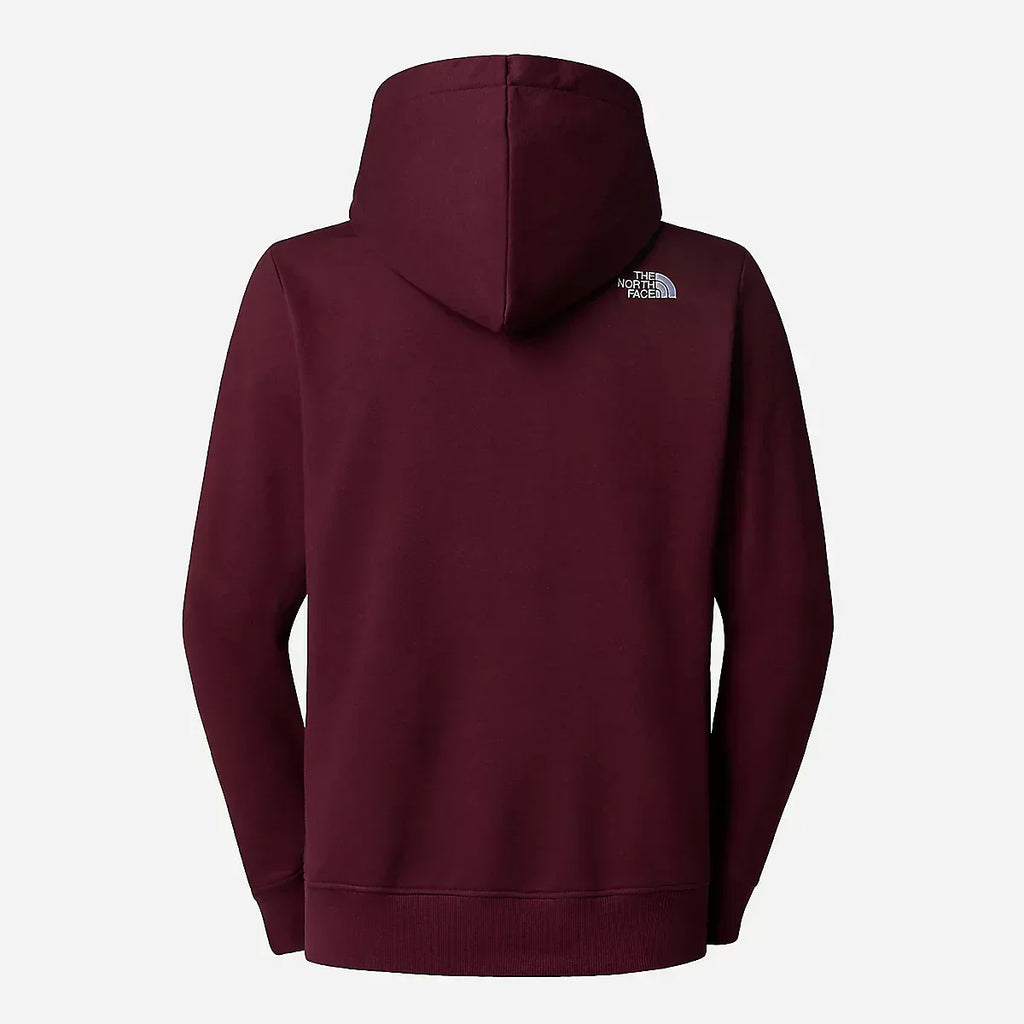 Sweater met capuchon North Face Bordeaux