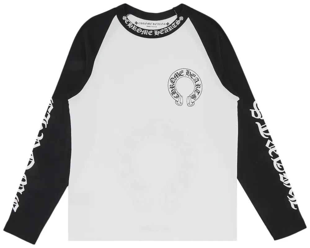 T-Shirt Manche Longue Chrome Heart Zwart