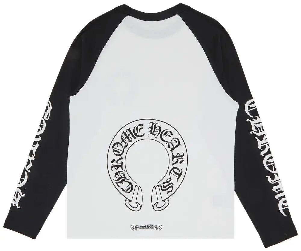T-Shirt Manche Longue Chrome Heart Zwart