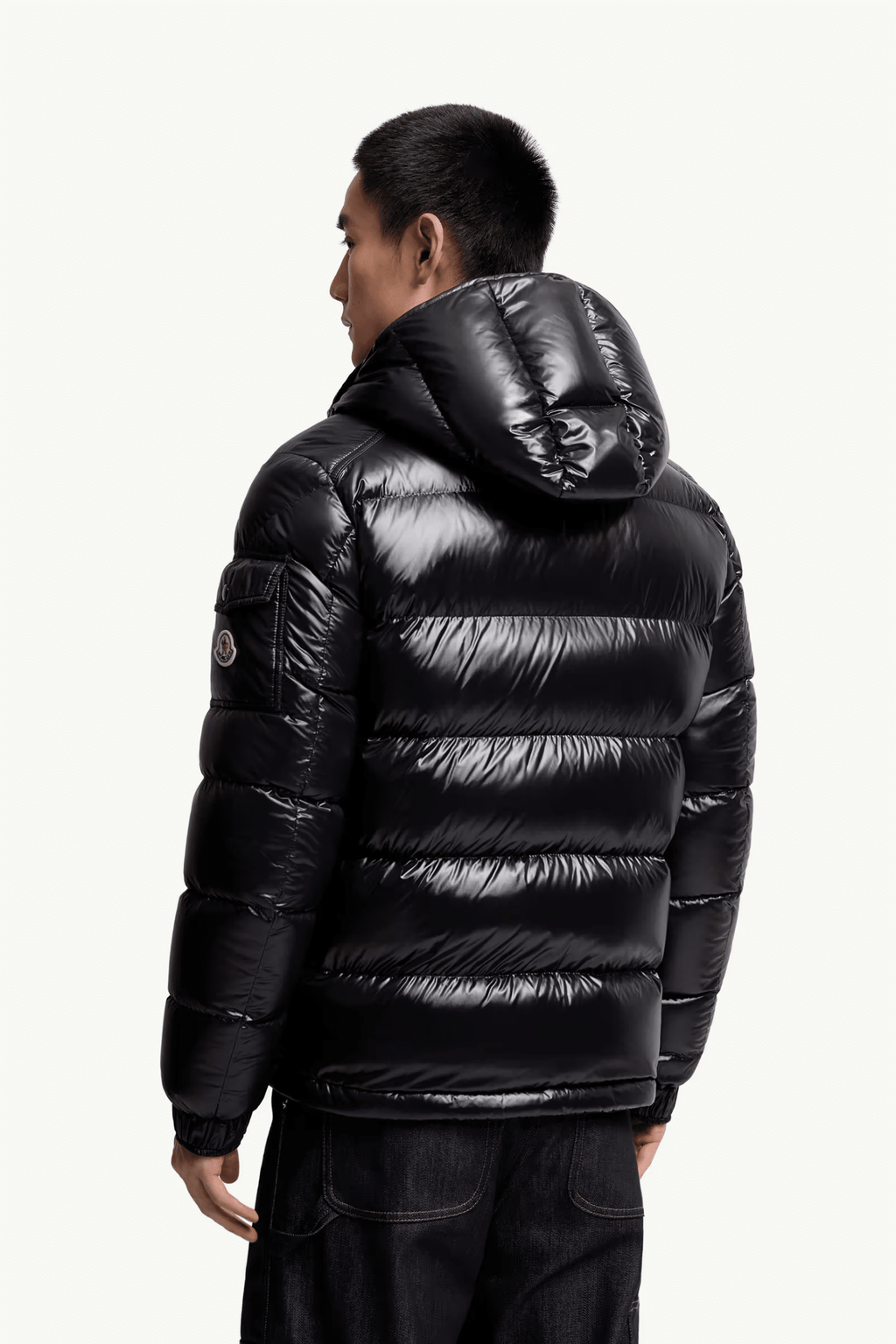 Donsjas Maya Nylon Zwart Moncler