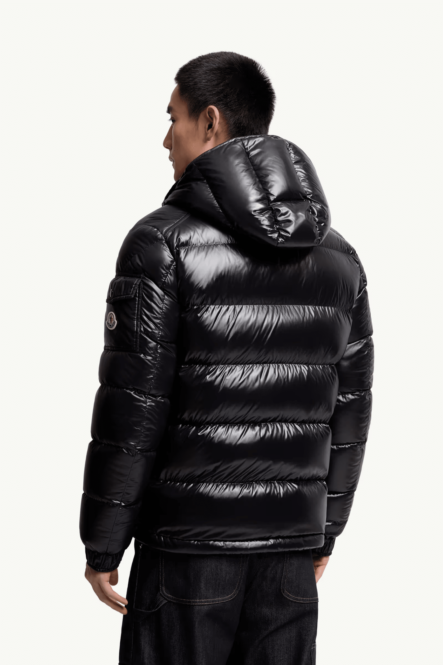 Donsjas Maya Nylon Zwart Moncler