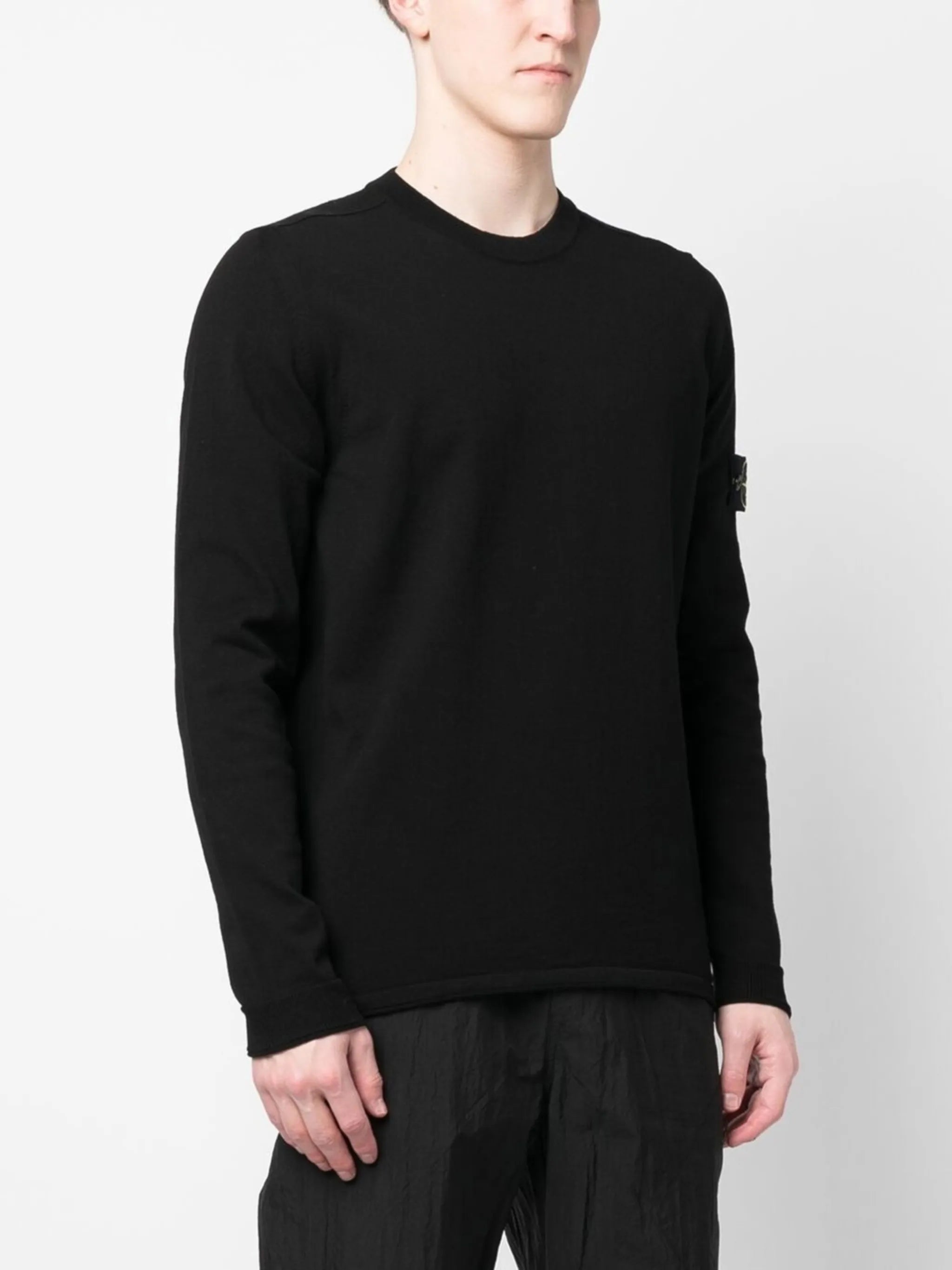 Stone Island Trui Ronde Hals Zwart