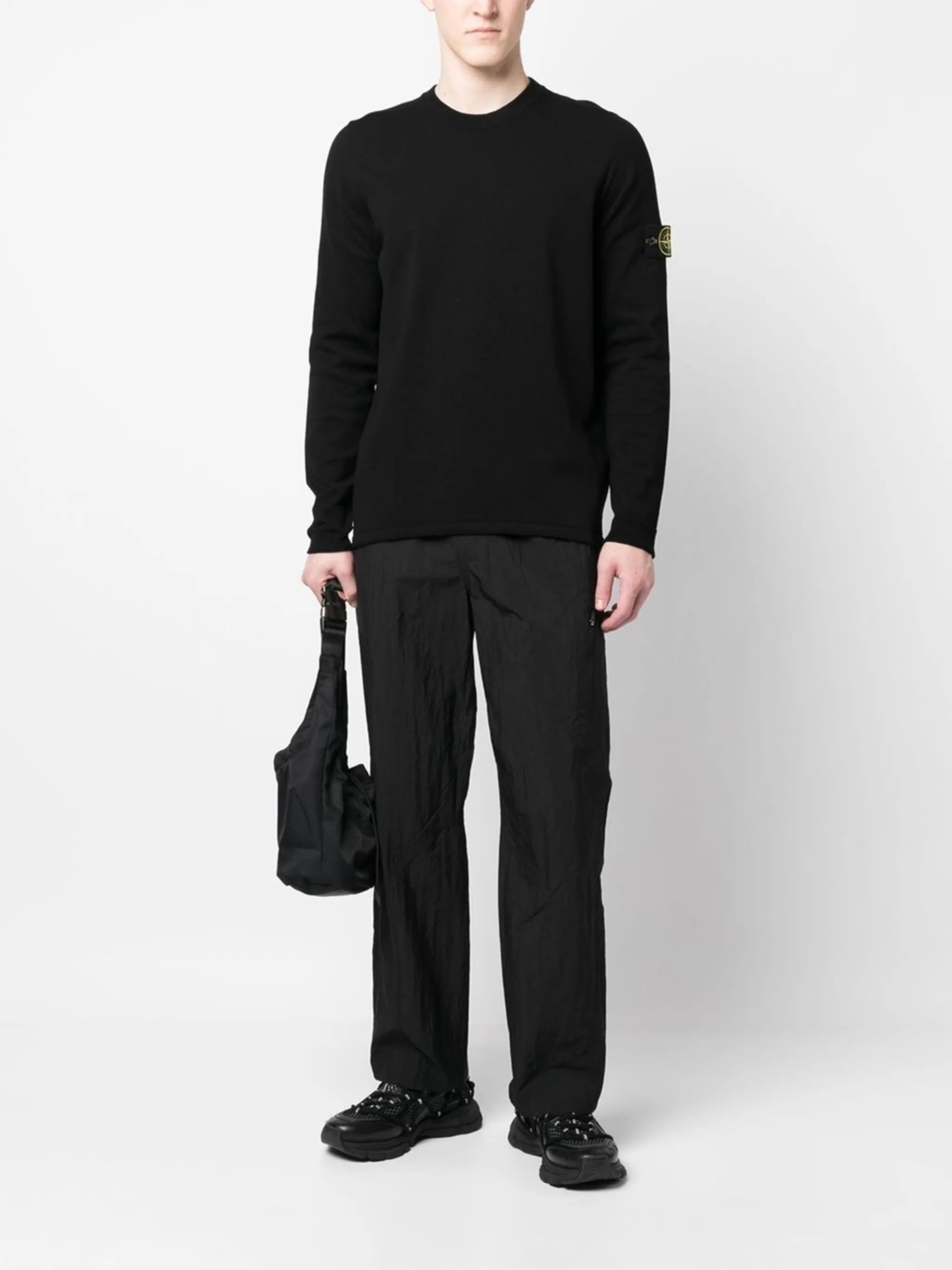 Stone Island Trui Ronde Hals Zwart