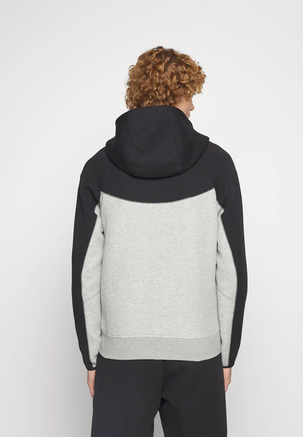Nike Nouveau Tech Fleece Rits Zwart En Grijs