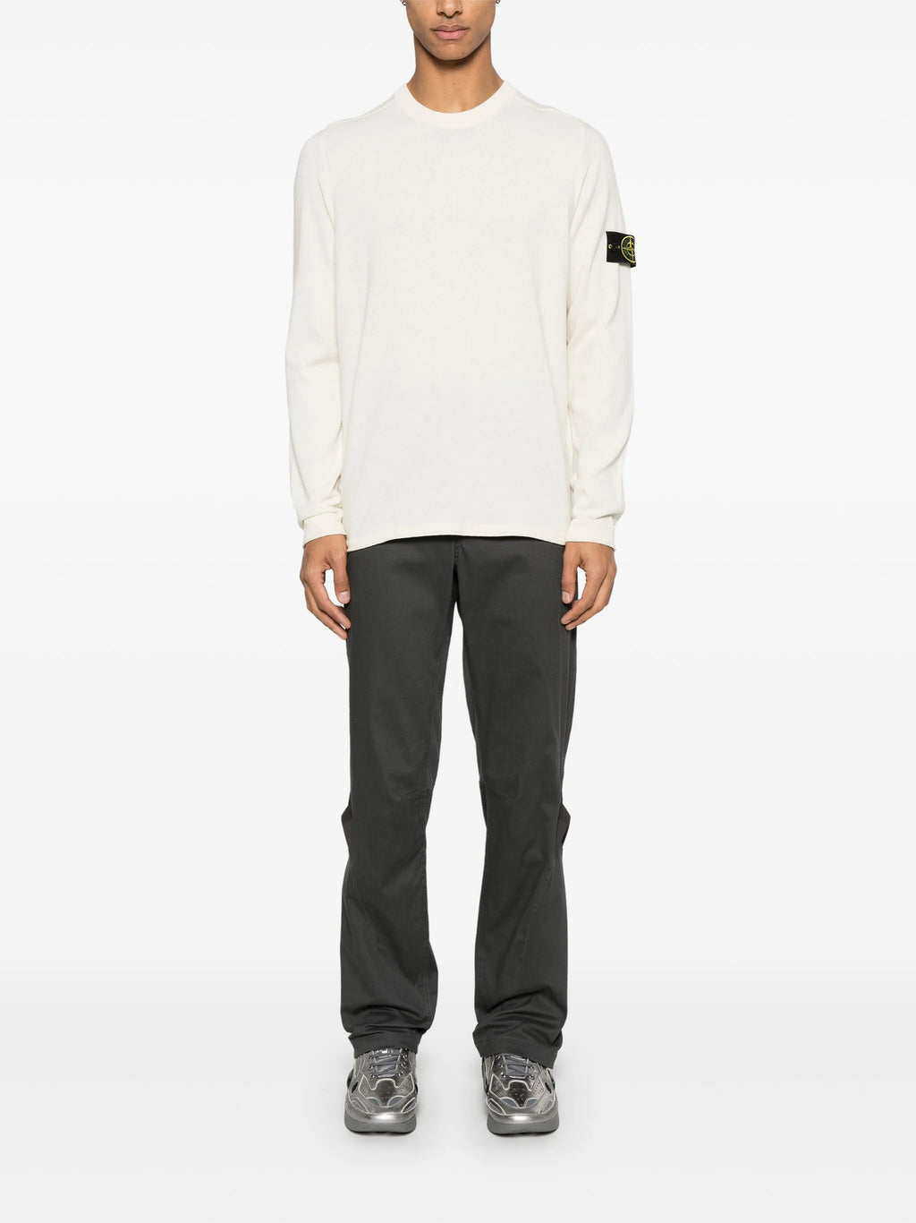 Stone Island Trui Ronde Hals Beige