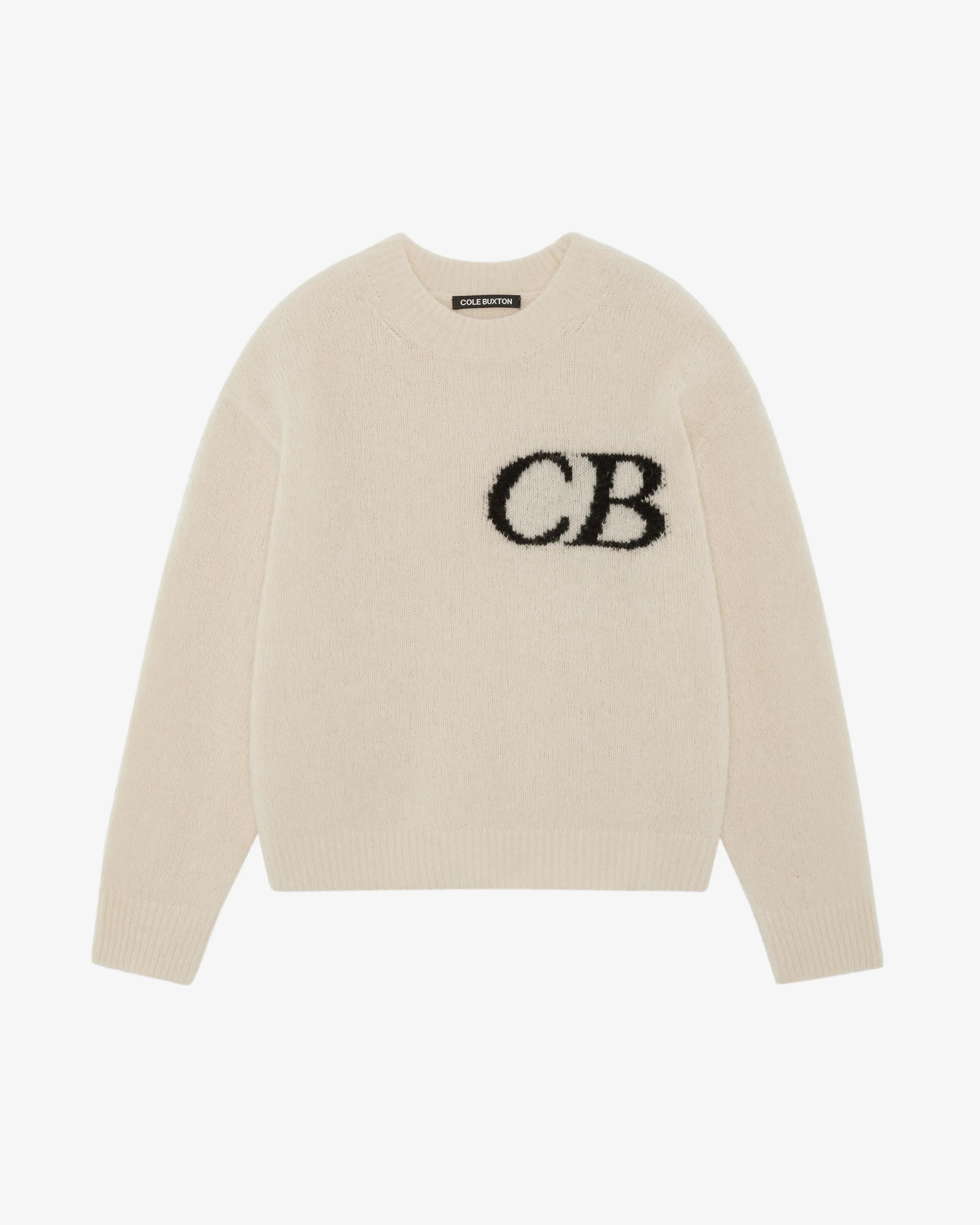 Trui CB Logo Knit Beige