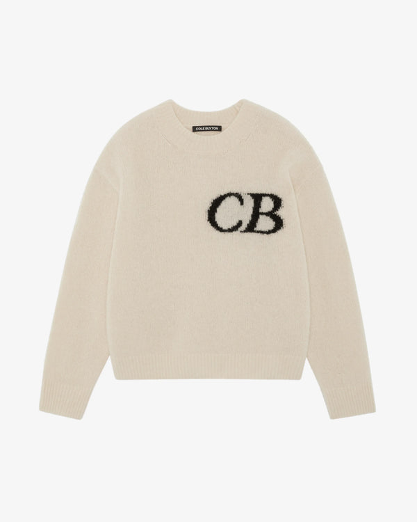 Trui CB Logo Knit Beige