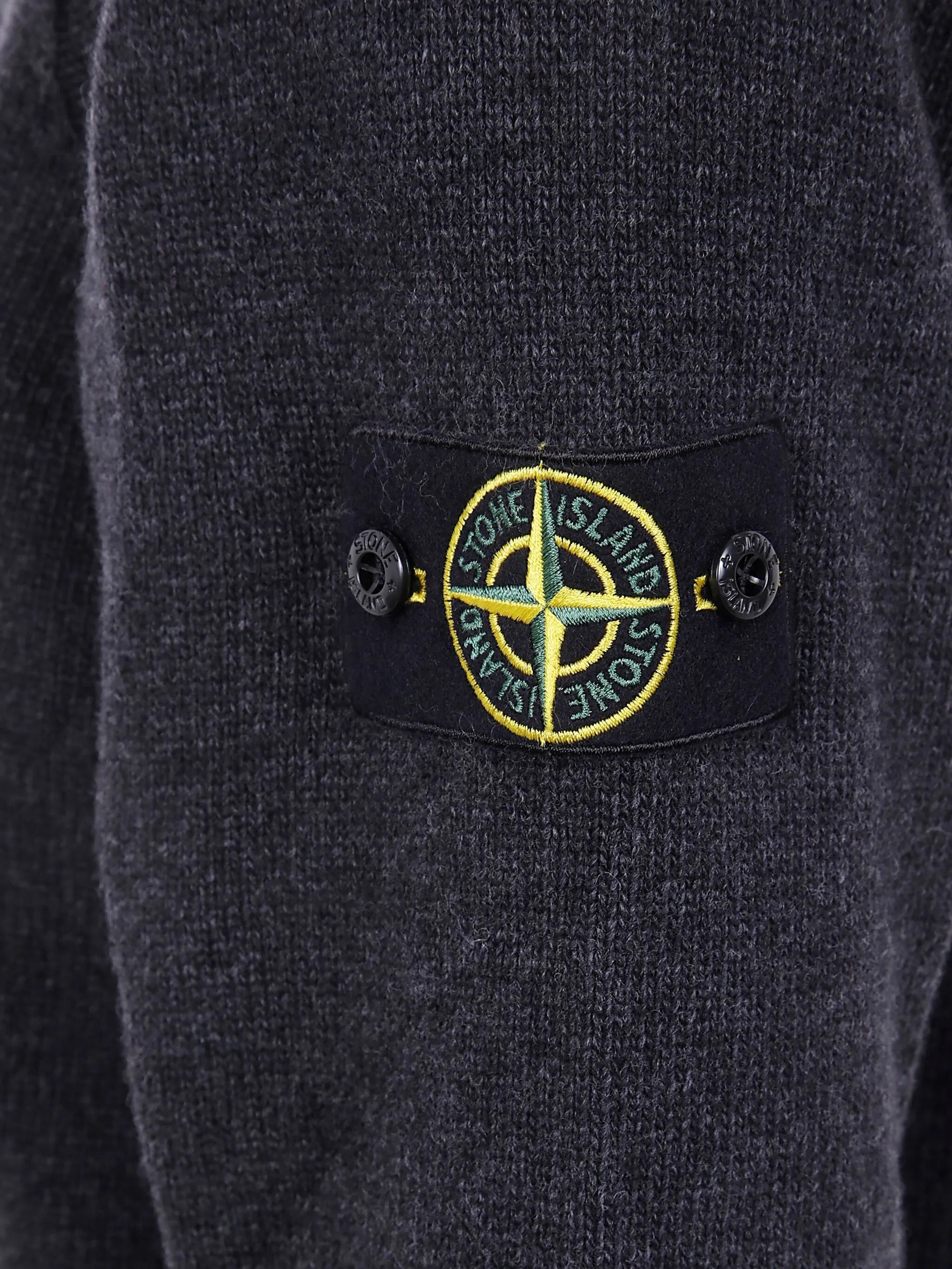 Stone Island Trui Ronde Hals Grijs Donker