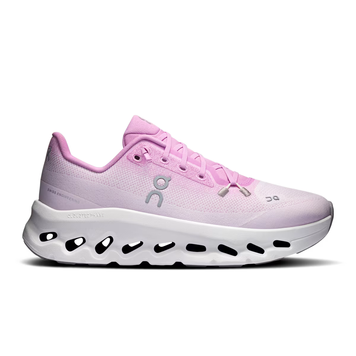 ON Cloud sneaker in roze en wit