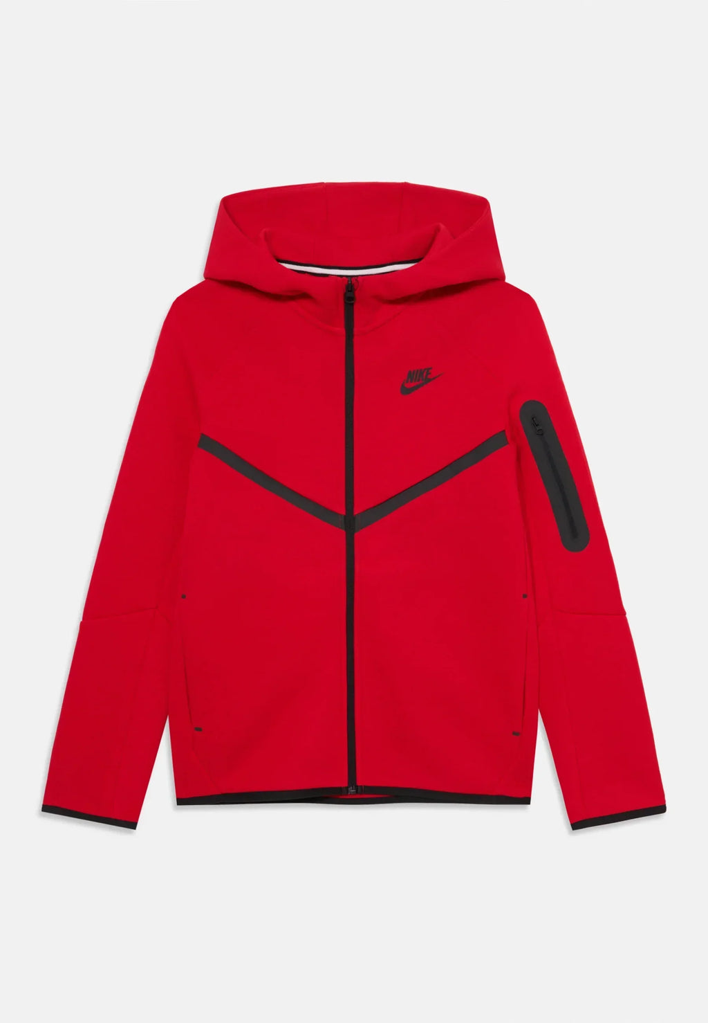 Nike Tech Fleece Rits Rood