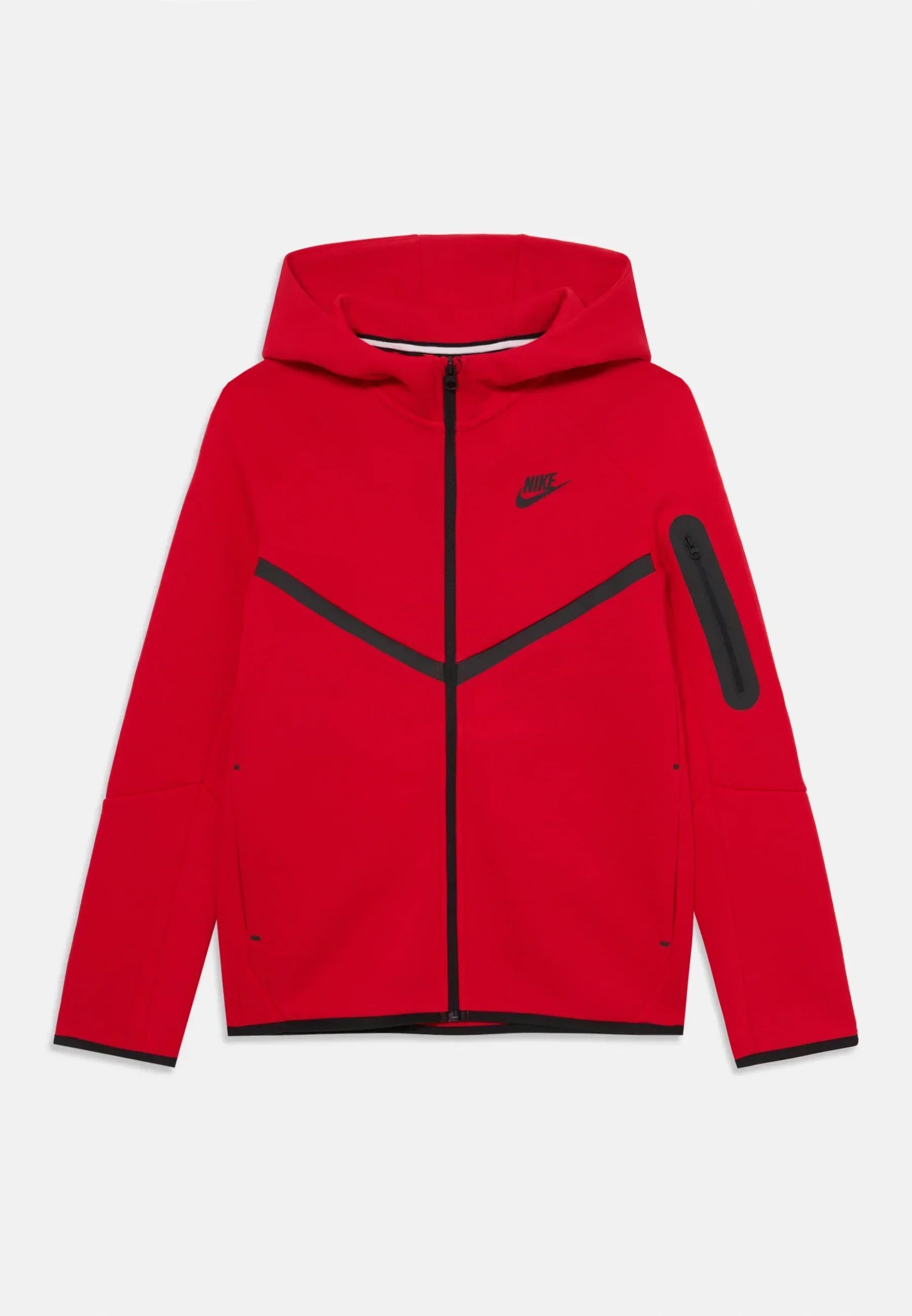 Nike Tech Fleece Rits Rood