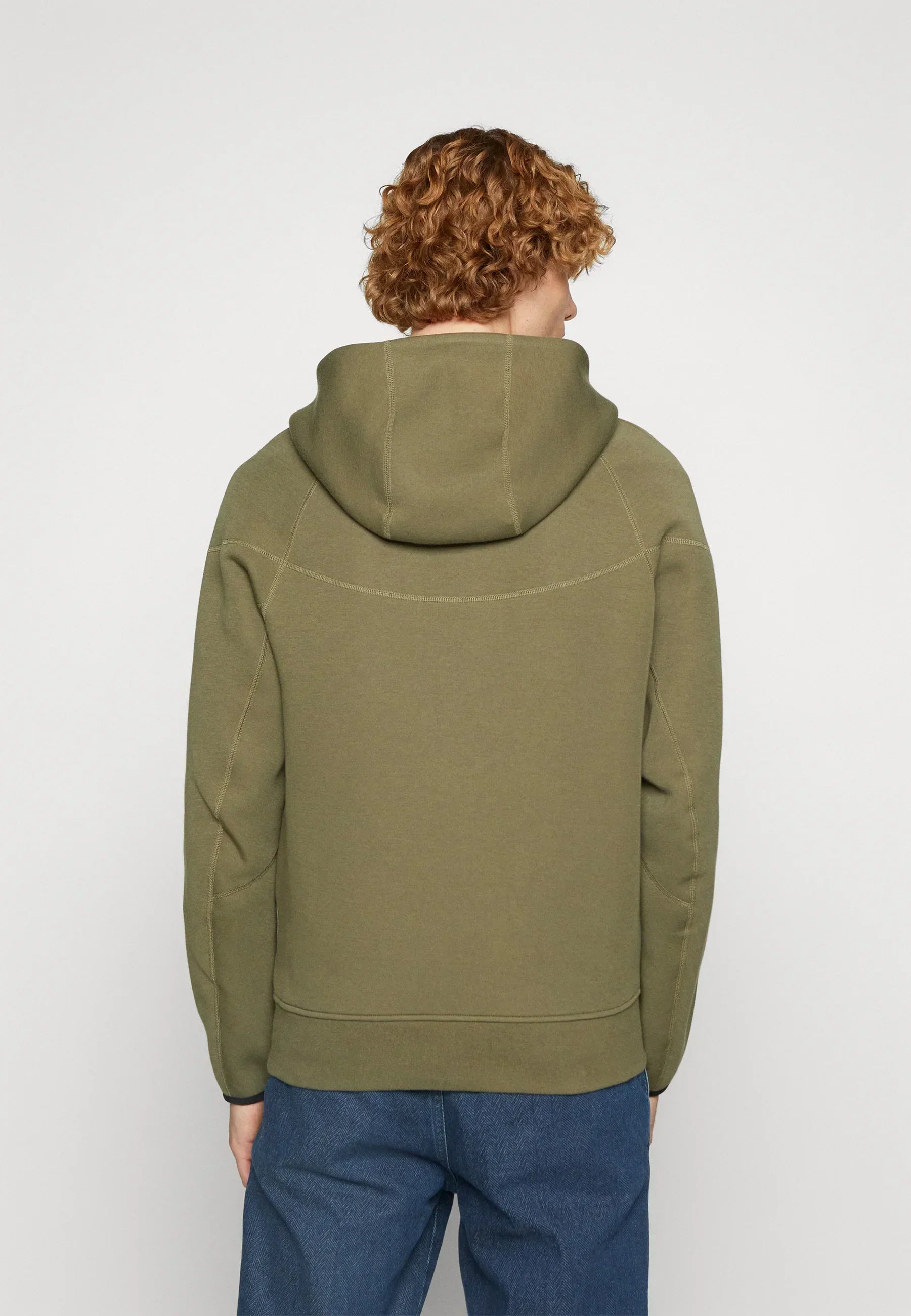 Nike Nouveau Tech Fleece Rits Groen Kaki