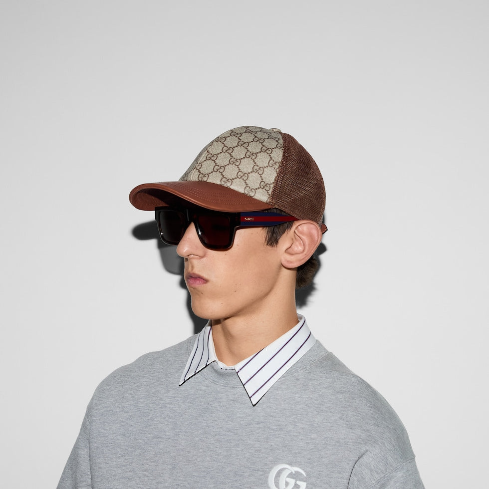 PET IN CANVAS GG MONOGRAM maron