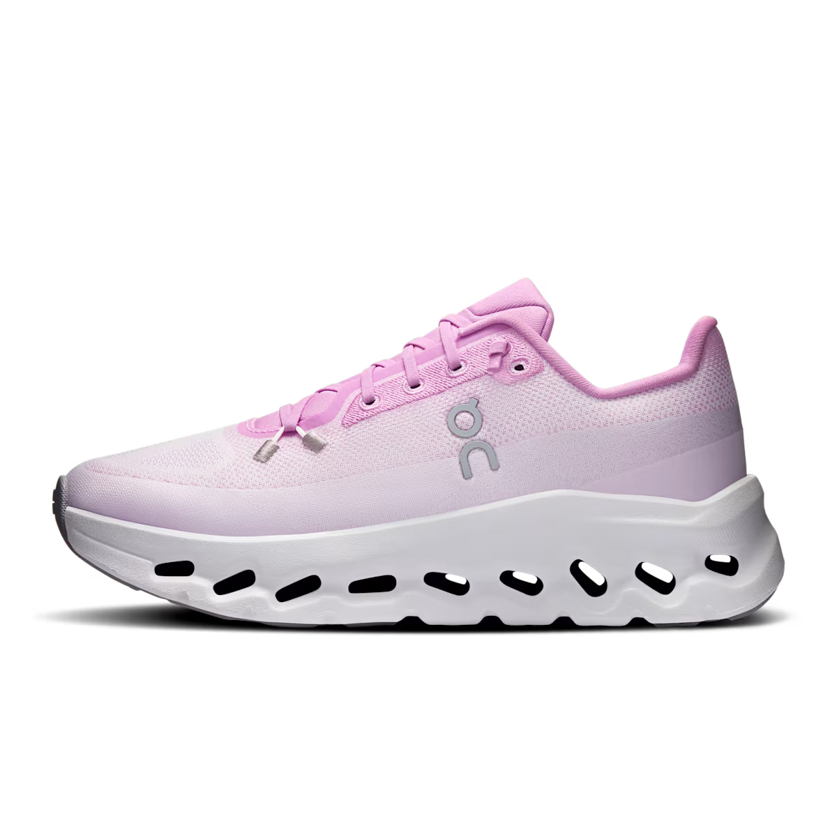 ON Cloud sneaker in roze en wit