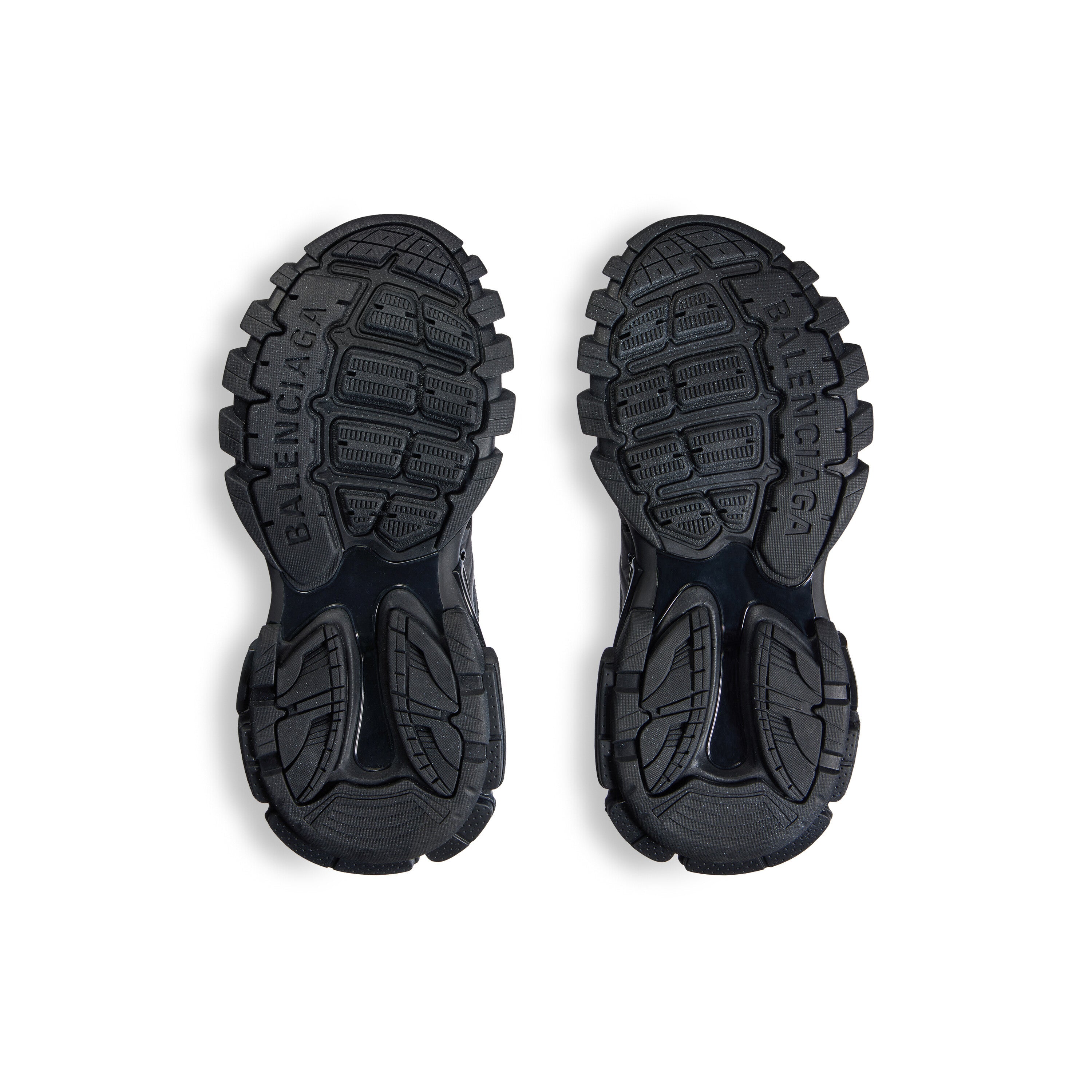 Balanciaga Track Zwart Met Logo Wit