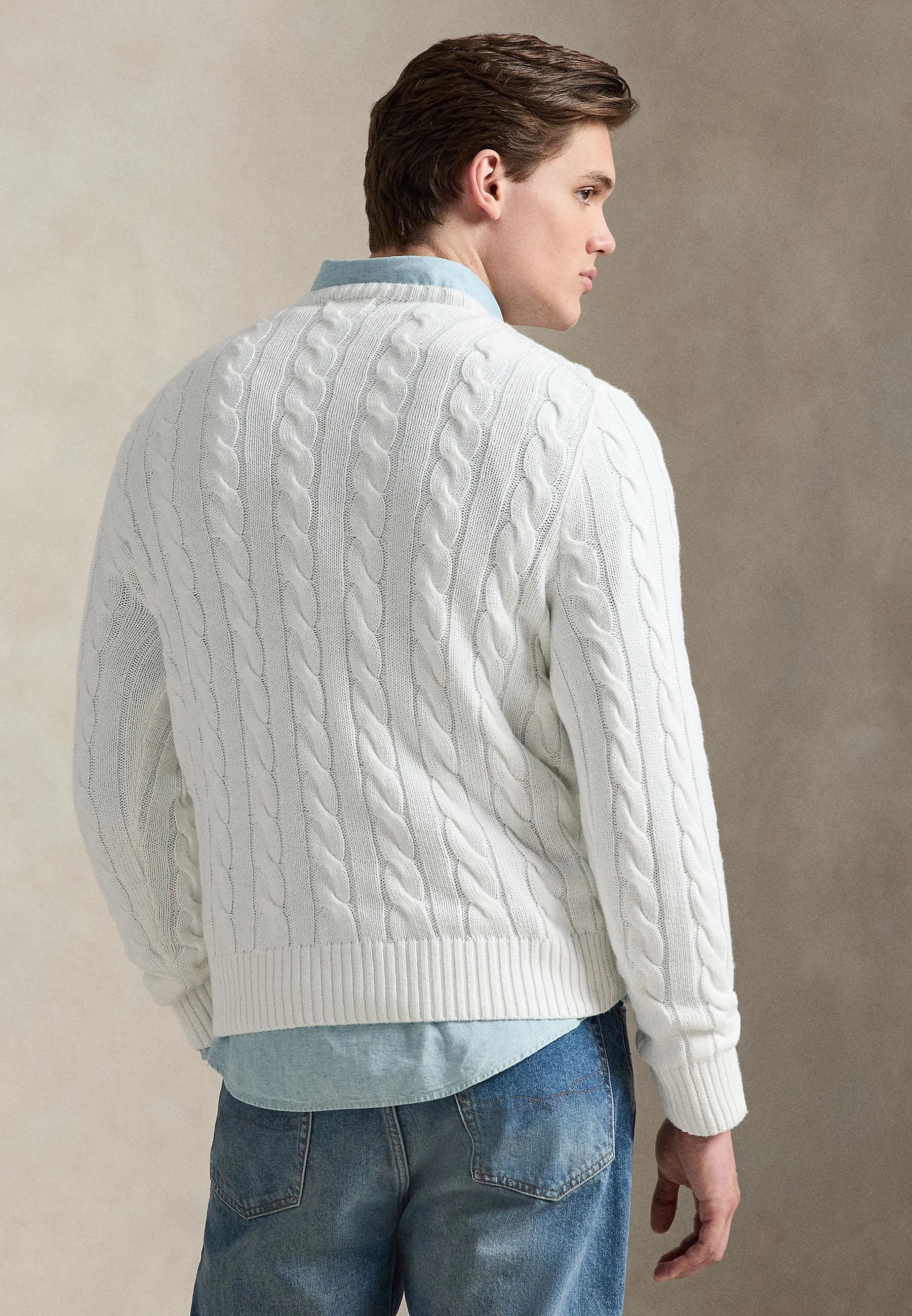 Trui Ralph Lauren In Wol Wit