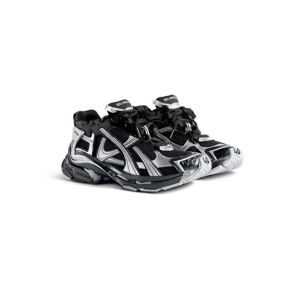 Balanciaga Runner Zwart Zilver