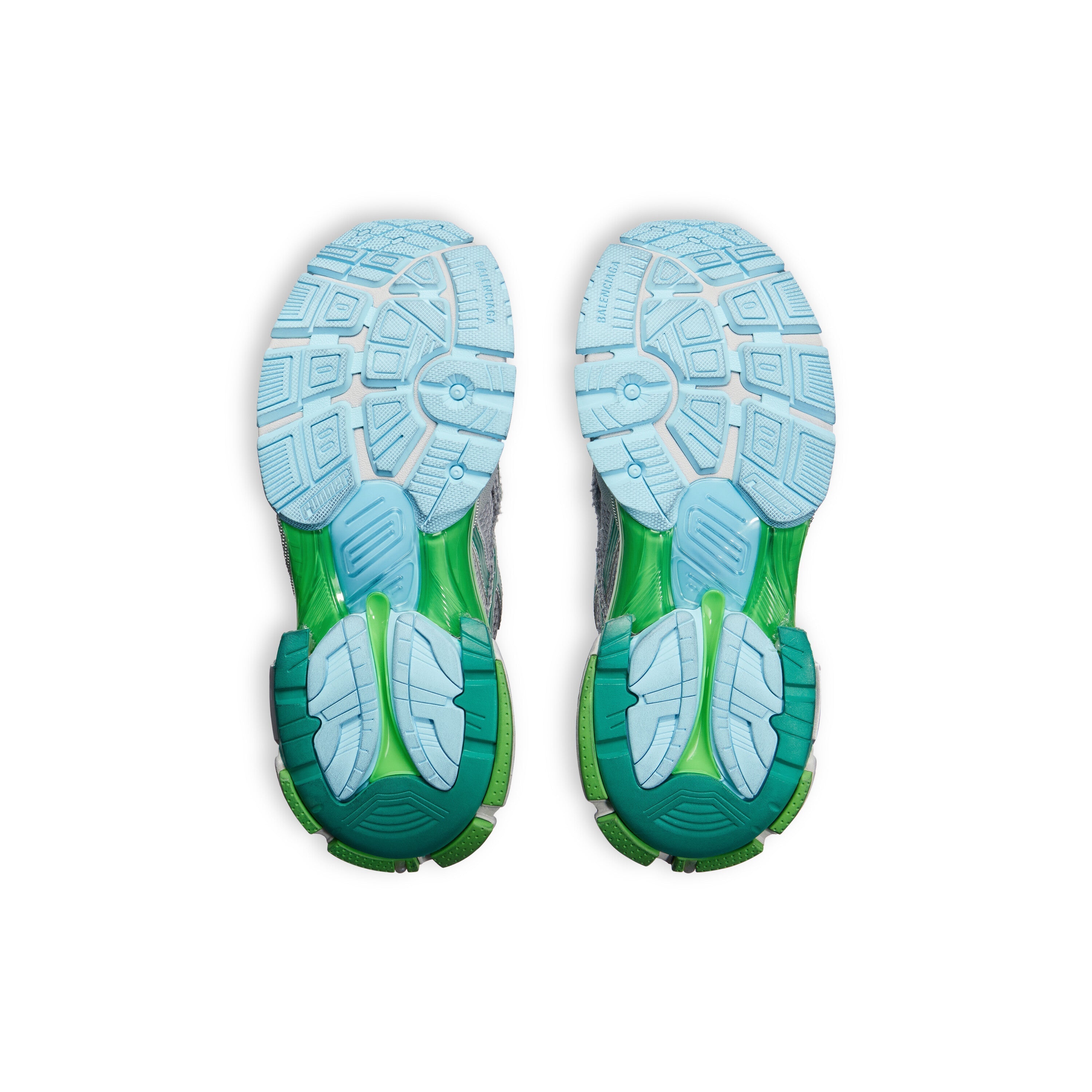 Balanciaga Runner Groen En Blauw
