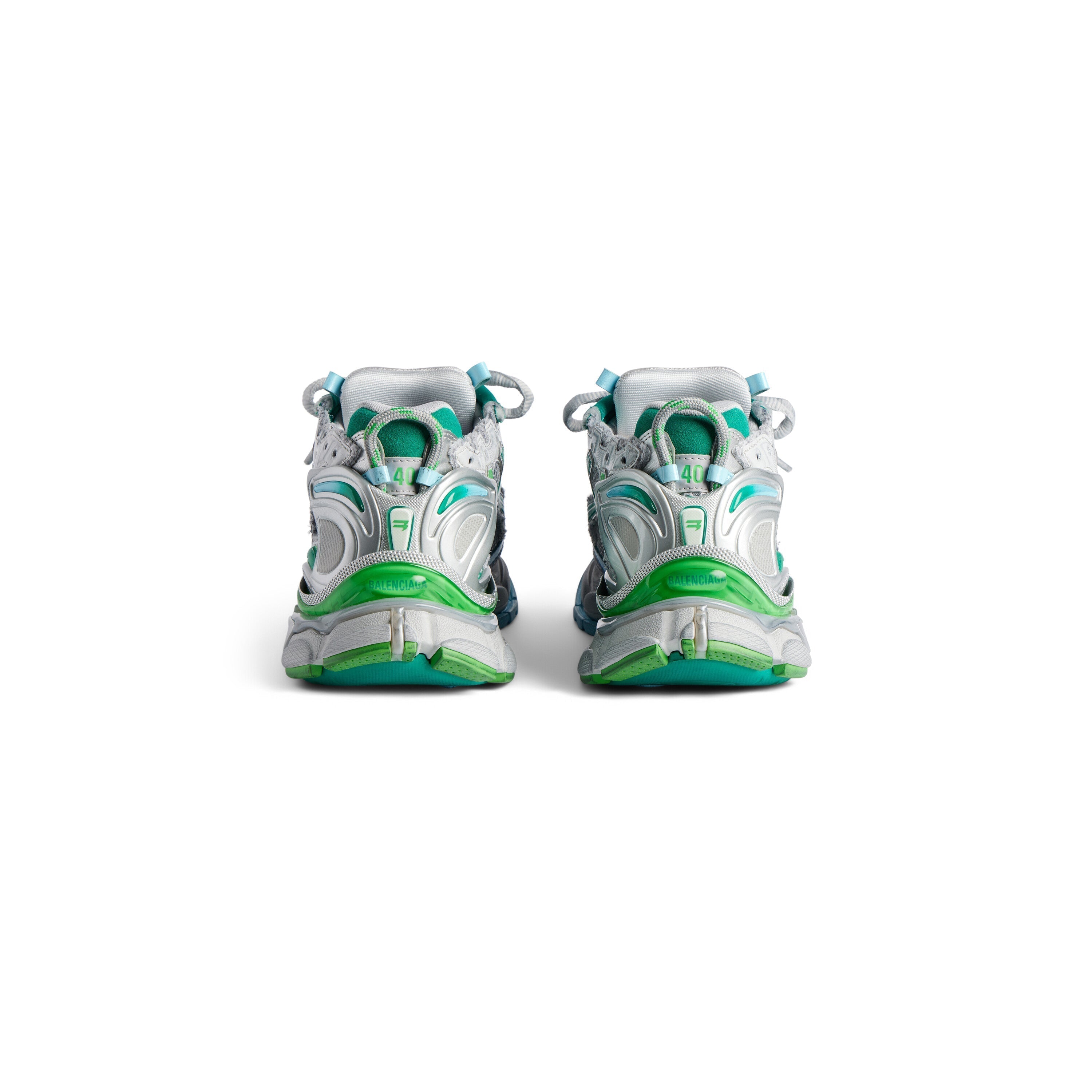 Balanciaga Runner Groen En Blauw
