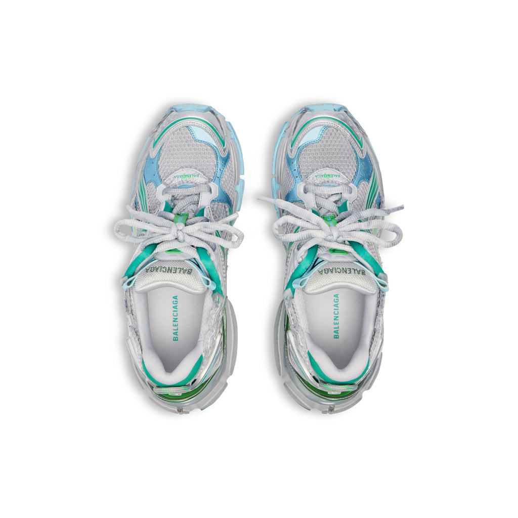 Balanciaga Runner Groen En Blauw
