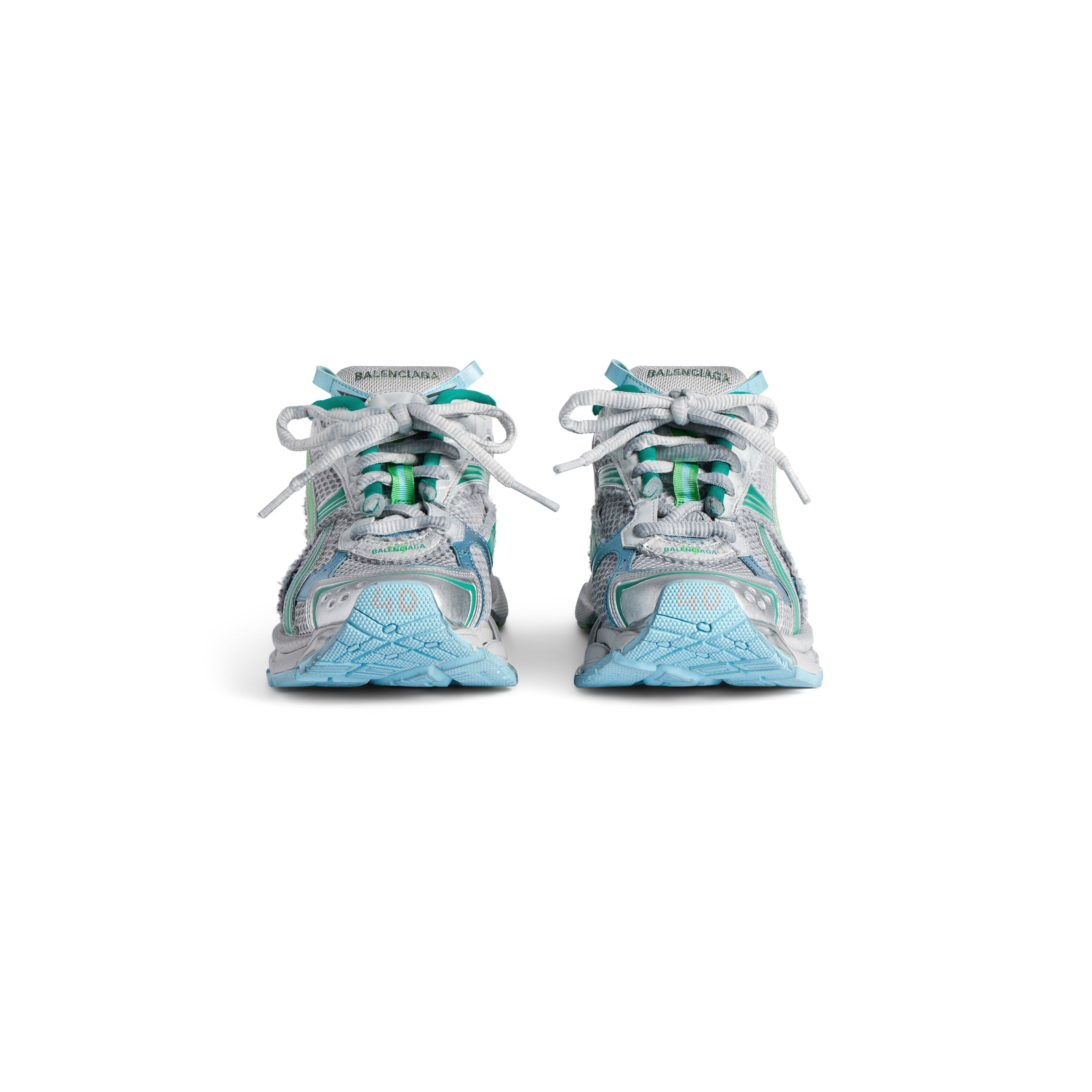Balanciaga Runner Groen En Blauw