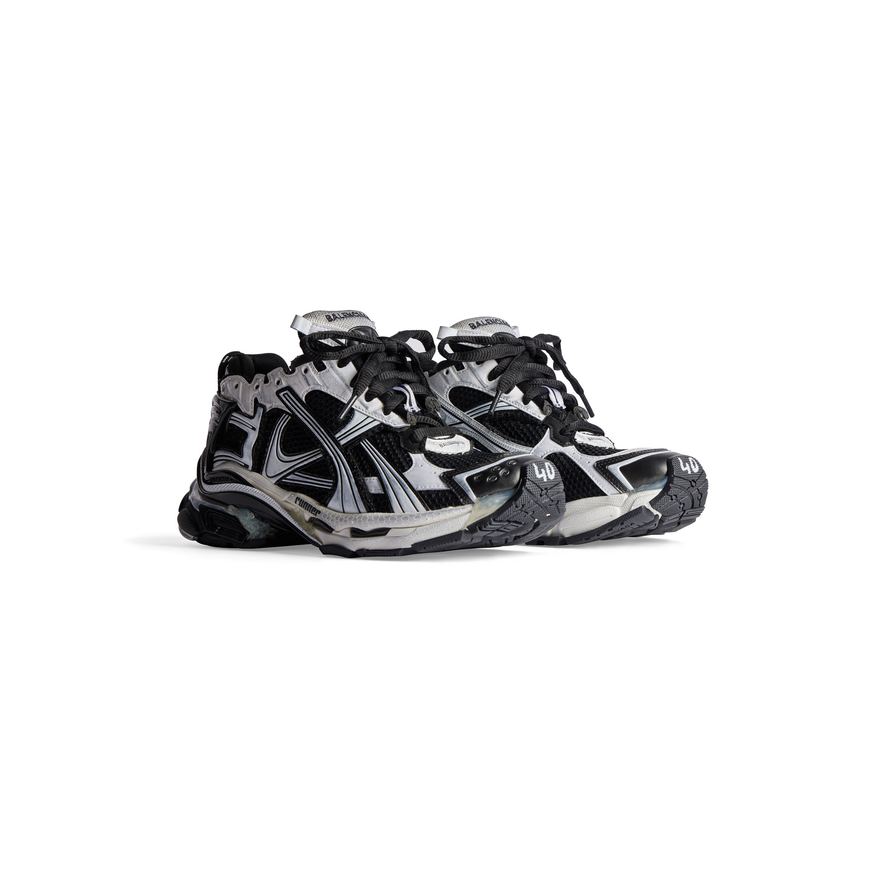 Balanciaga Runner Zwart En Wit