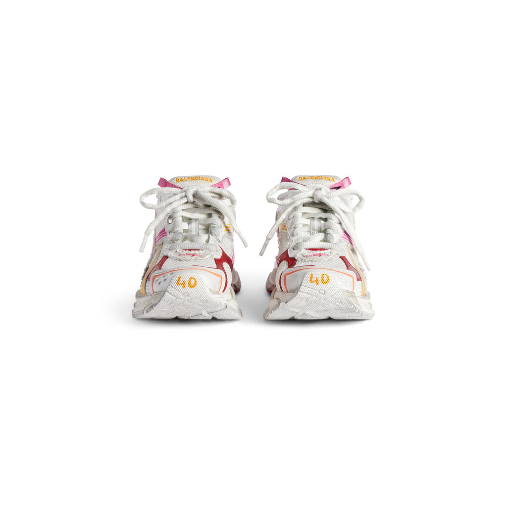 Balanciaga Runner Wit Oranje Roze En Rood
