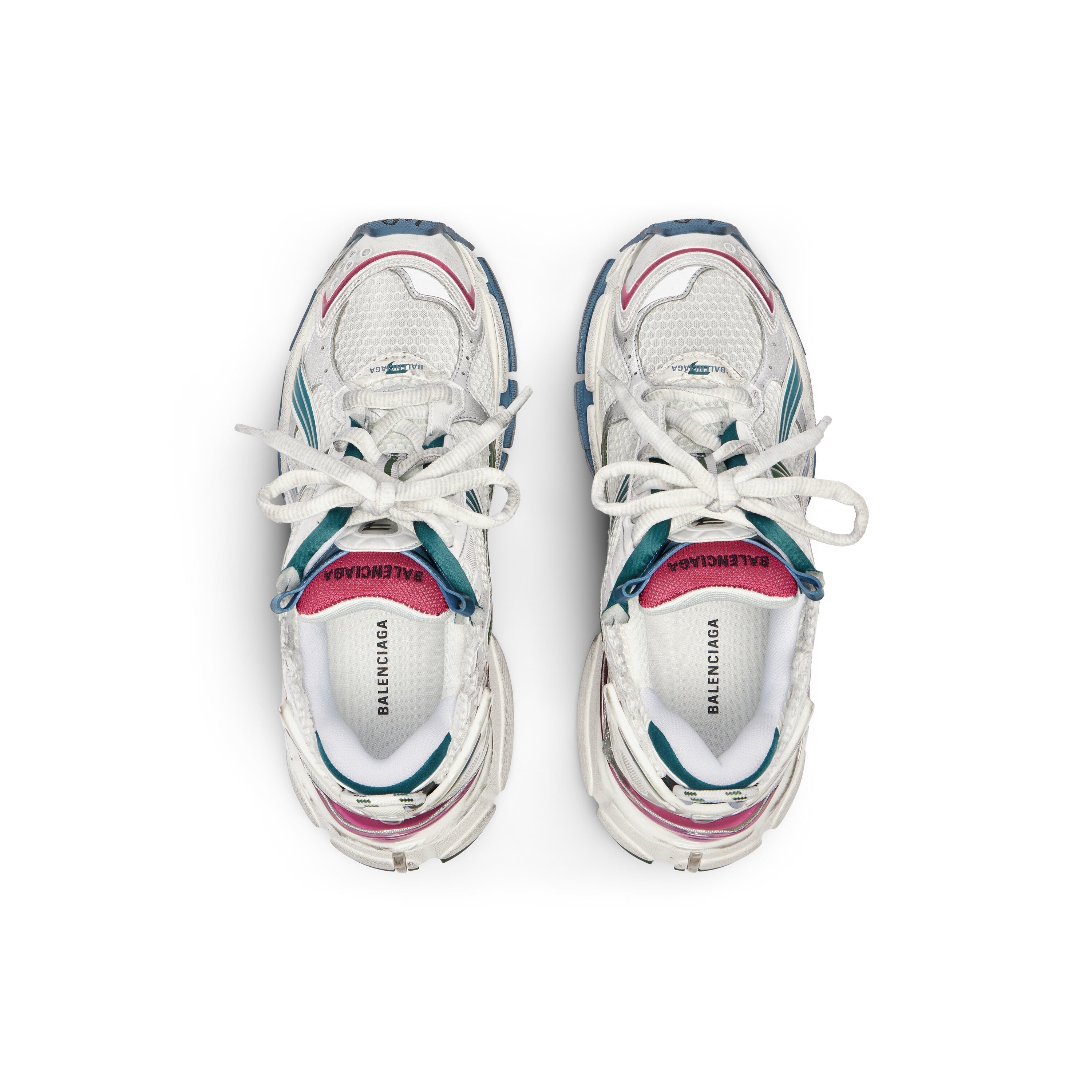Balanciaga Runner Wit En Groen Donker