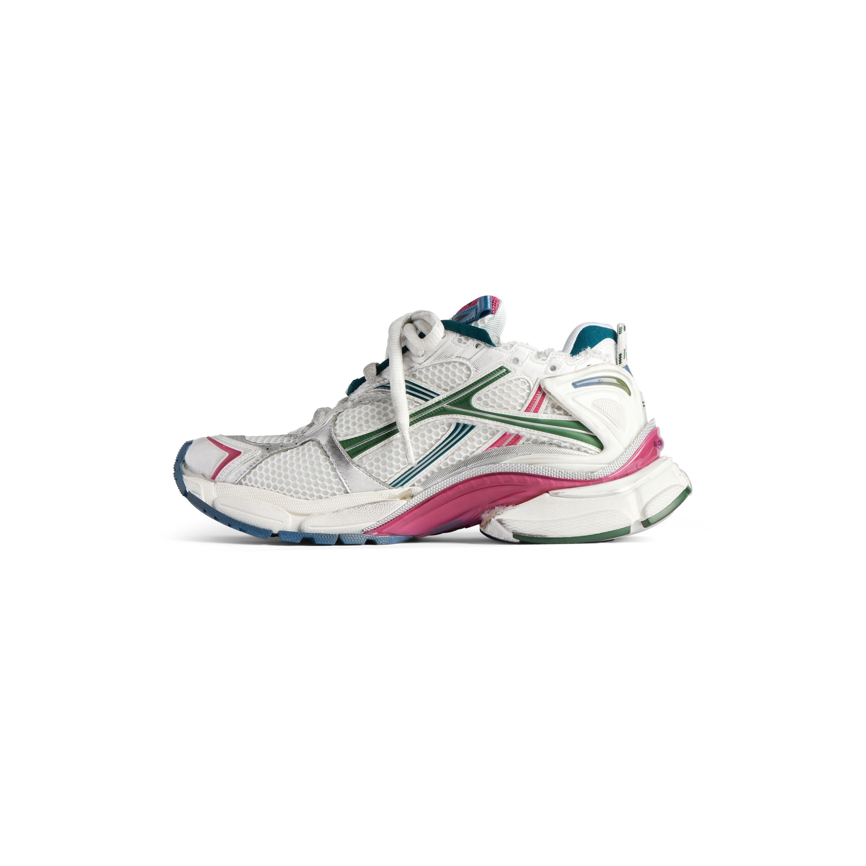 Balanciaga Runner Wit En Groen Donker