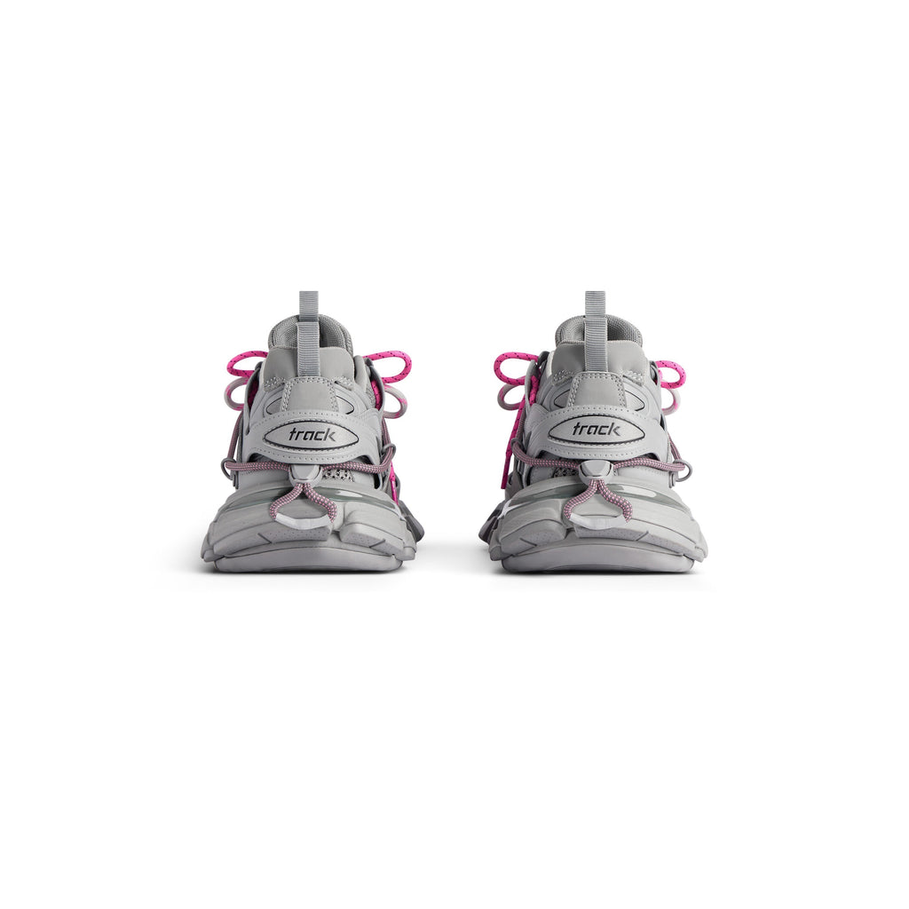 Balanciaga Track Grijs Met Veters Roze