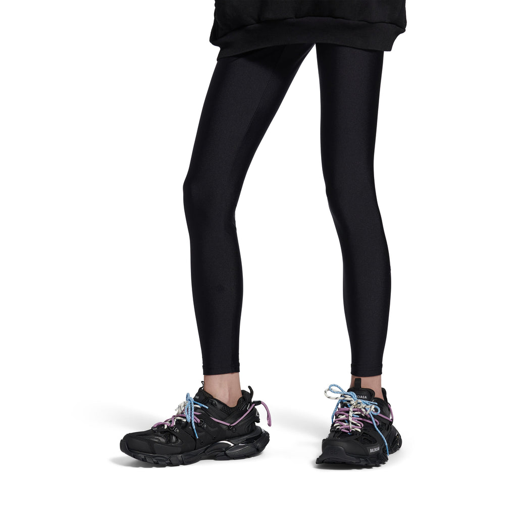 Balanciaga Track Zwart Met Veters Roze En Blauw