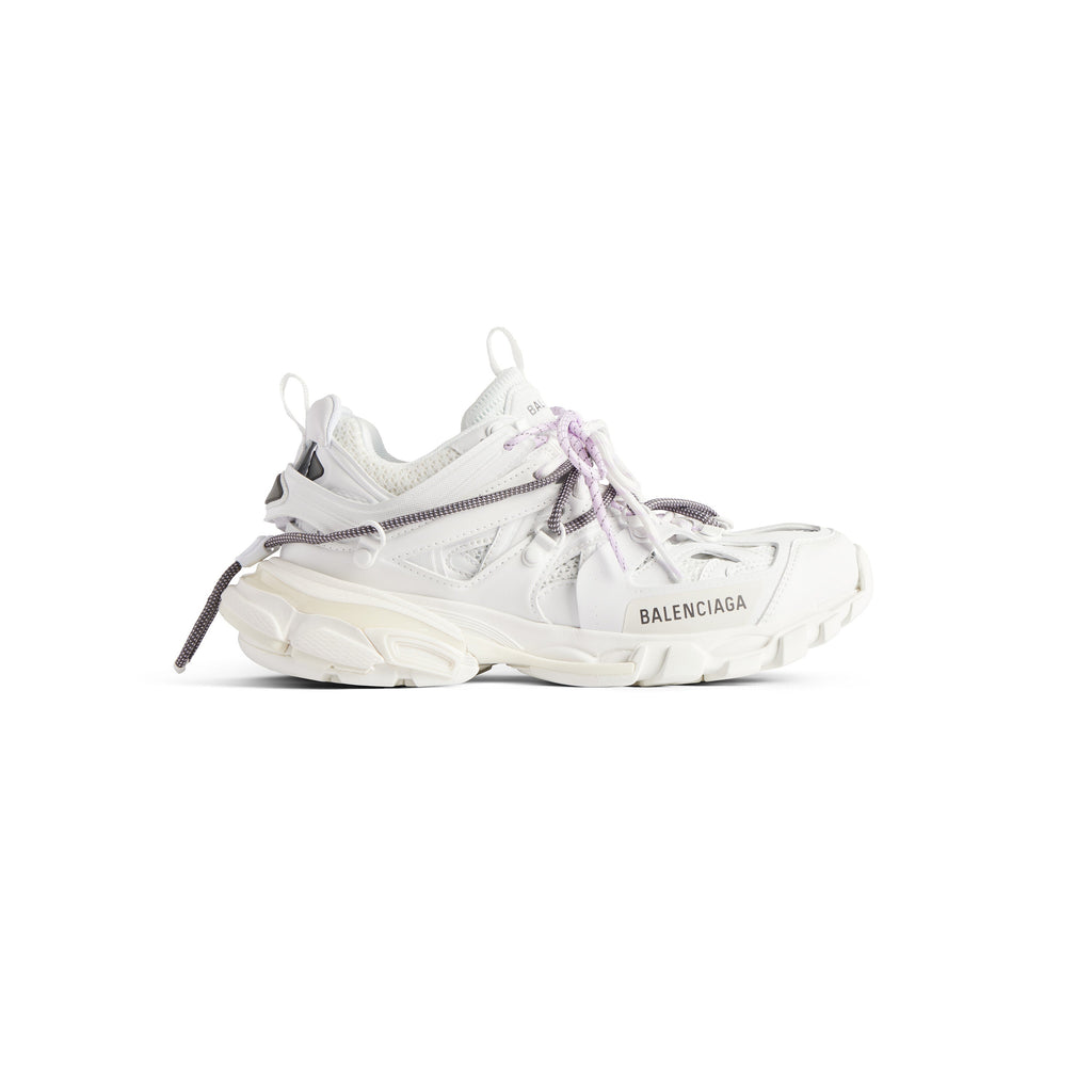Balanciaga Track Wit Met Veters Wit en Lilas