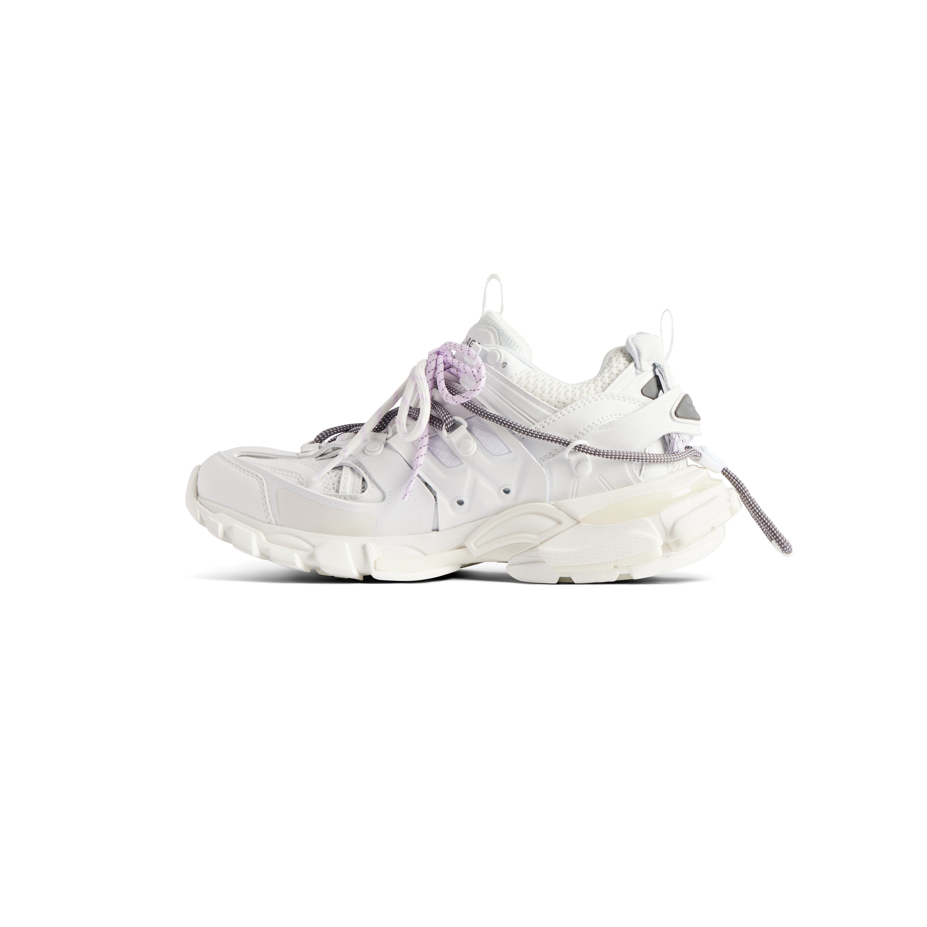 Balanciaga Track Wit Met Veters Wit en Lilas