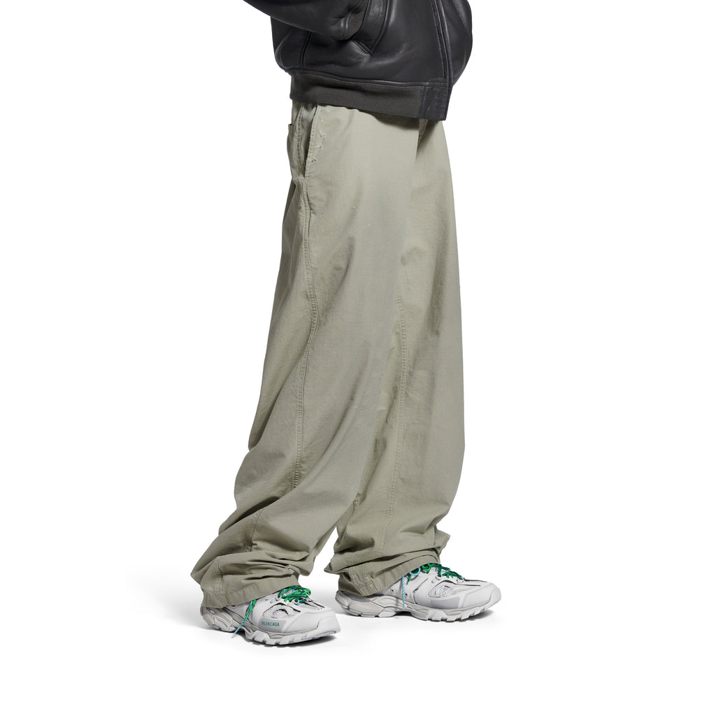 Balanciaga Track Grijs Met Veters Groen en Blauw