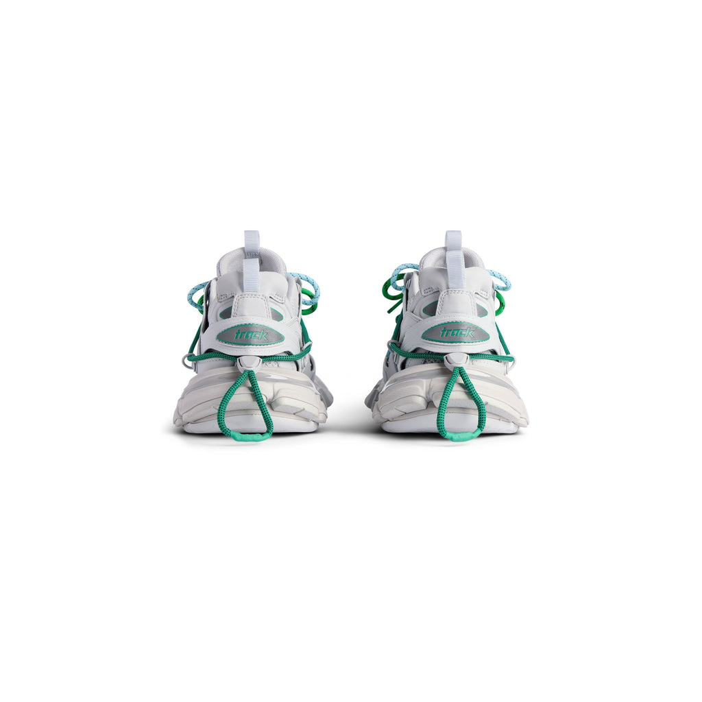 Balanciaga Track Grijs Met Veters Groen en Blauw