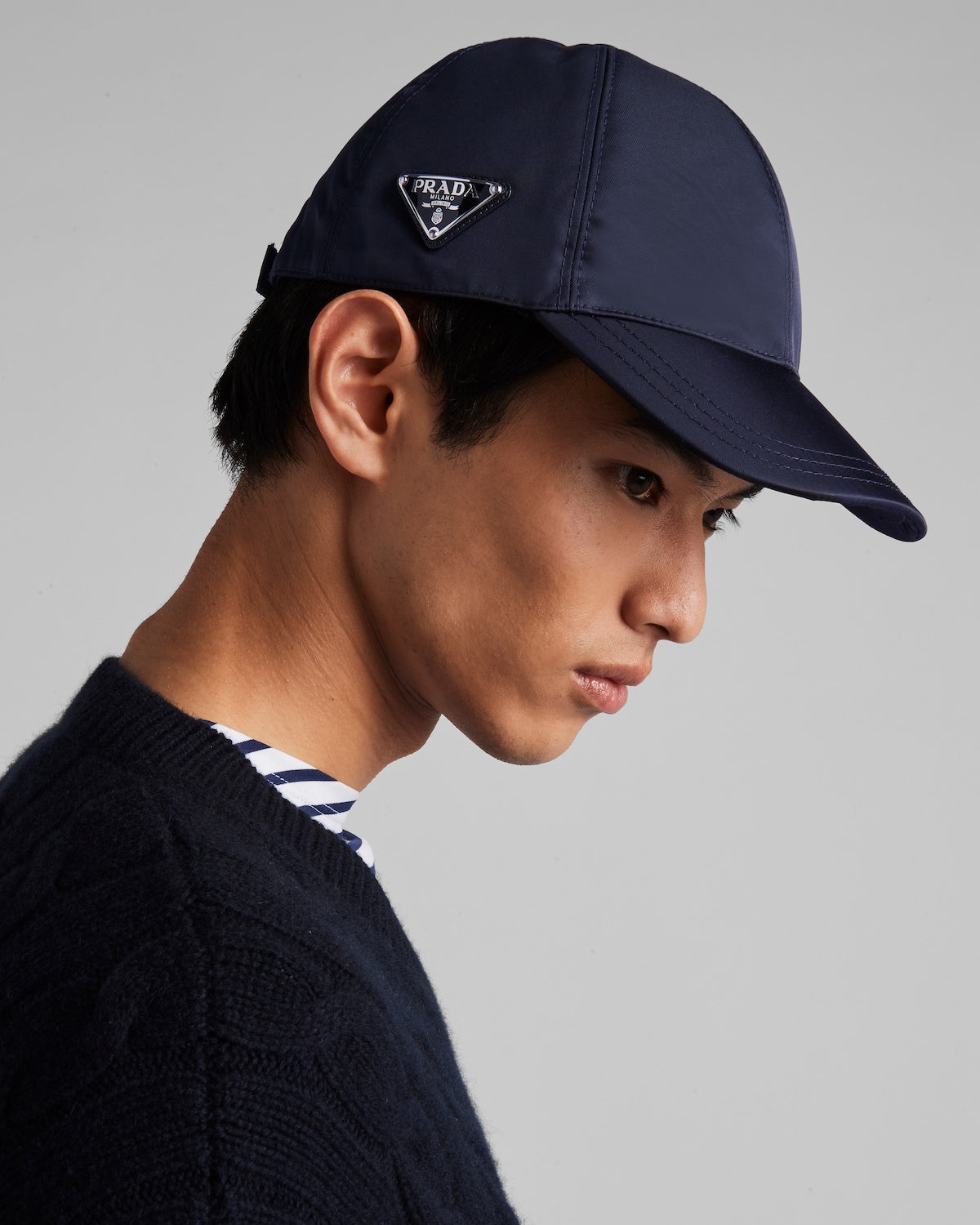 Pet van baseball in Re-Nylon Blauw