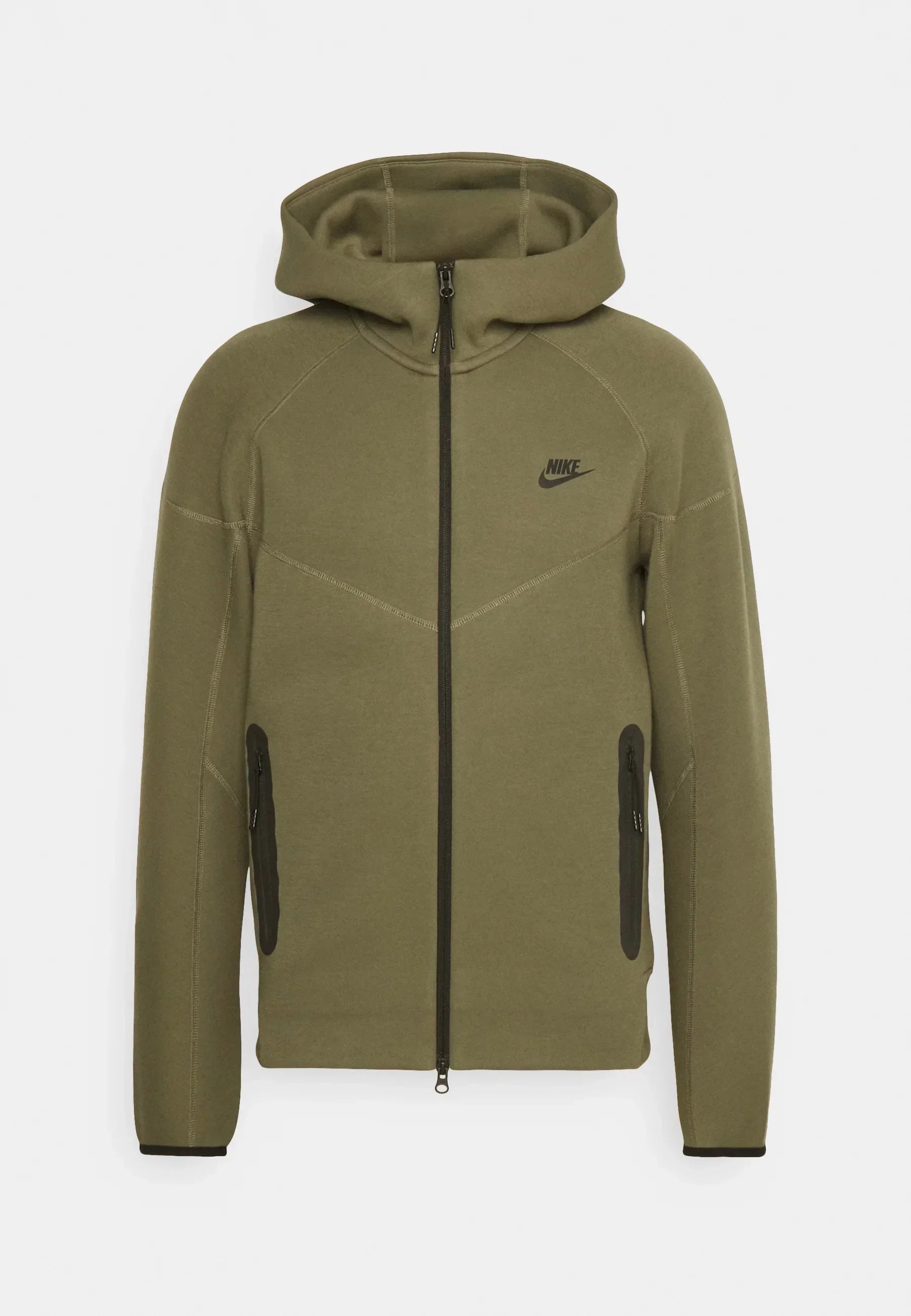 Nike Nouveau Tech Fleece Rits Groen Kaki
