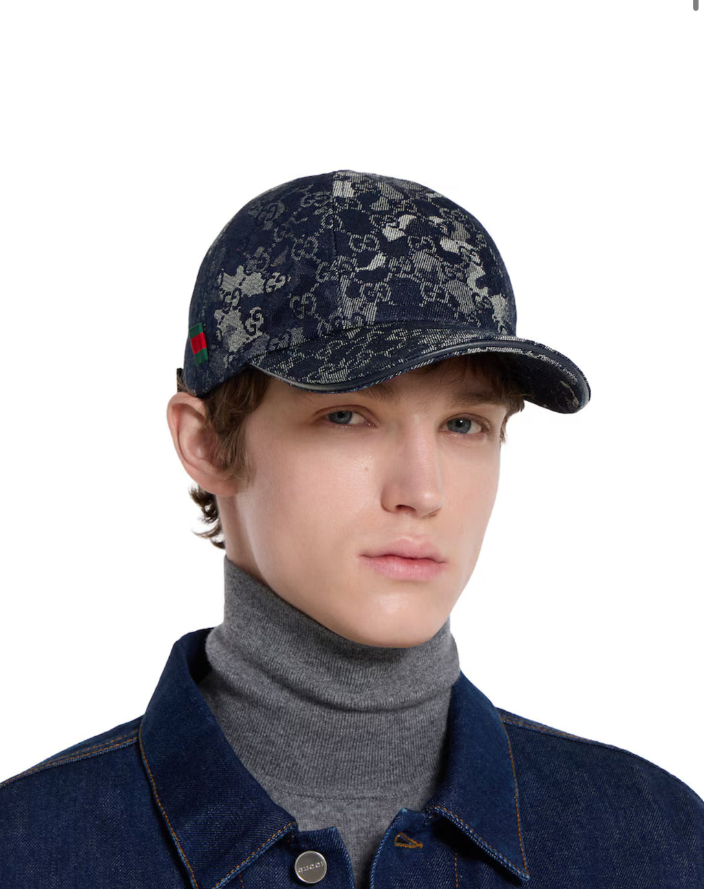 Pet in denim GG met detail band Web