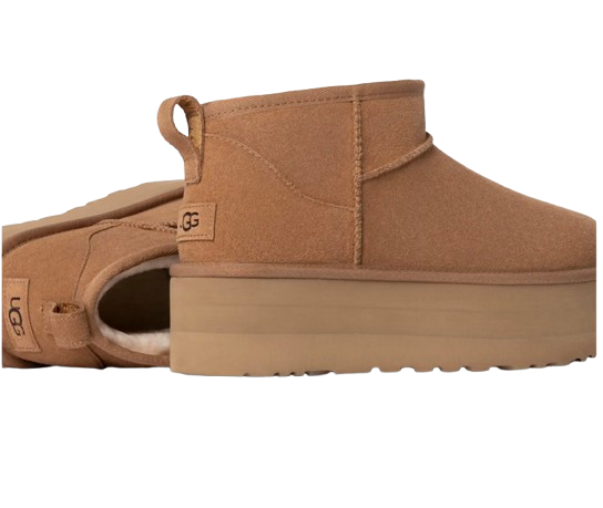 UGG Botte Klassiek Ultra Mini met plateforme  Bruin