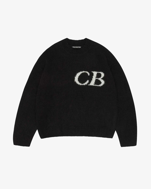 Trui CB Logo Knit Zwart