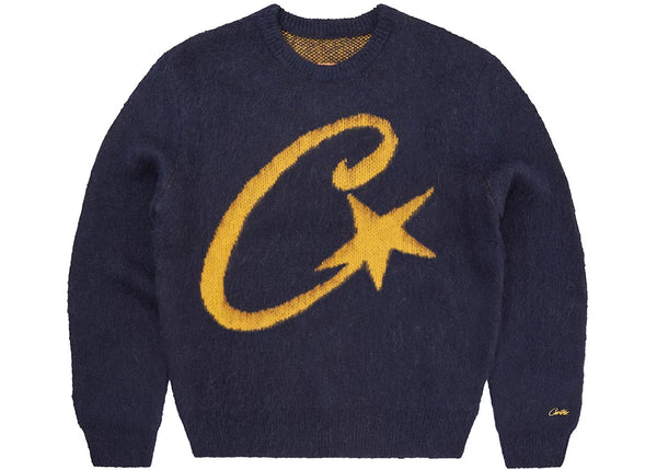 Trui Corteiz C-Star Marineblauw En Geel