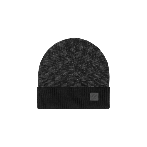 Muts en Sjaal Neo Petit Damier Zwart