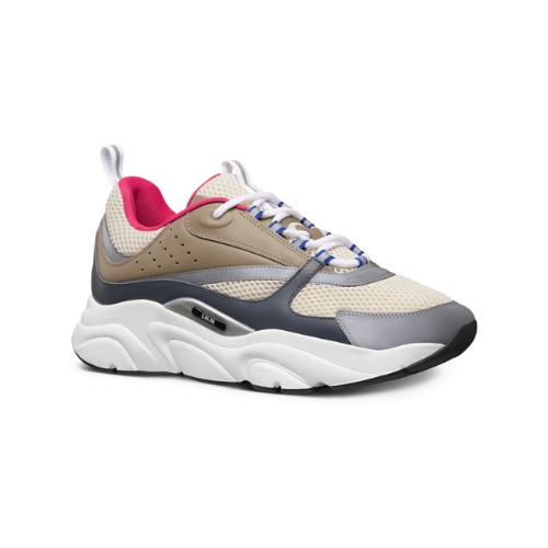 Sneaker B22 Bruin En Roze