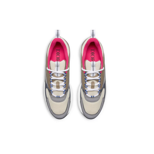 Sneaker B22 Bruin En Roze