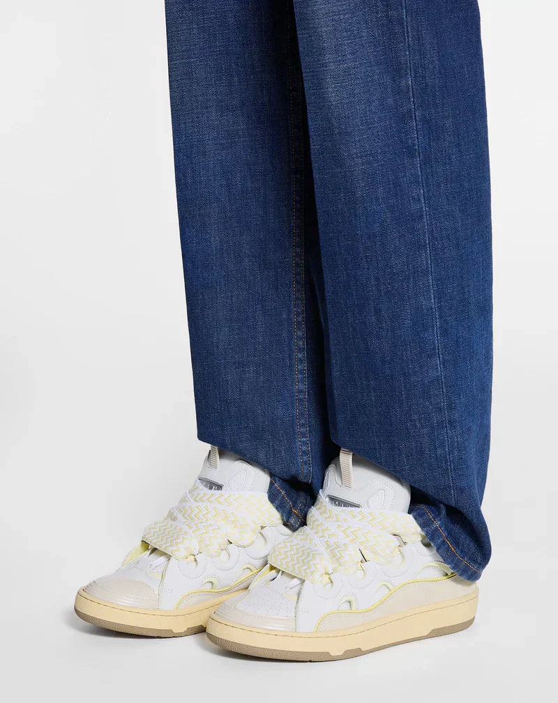 Lanvin Curb Wit En Geel
