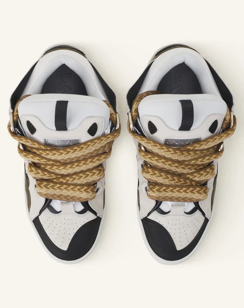 Lanvin Curb Wit En Kaki