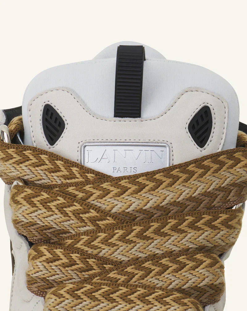 Lanvin Curb Wit En Kaki