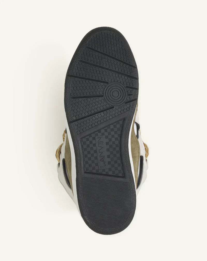 Lanvin Curb Wit En Kaki