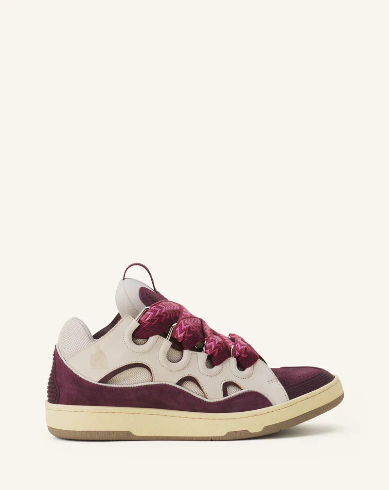 Lanvin Curb Beige En Bordeaux