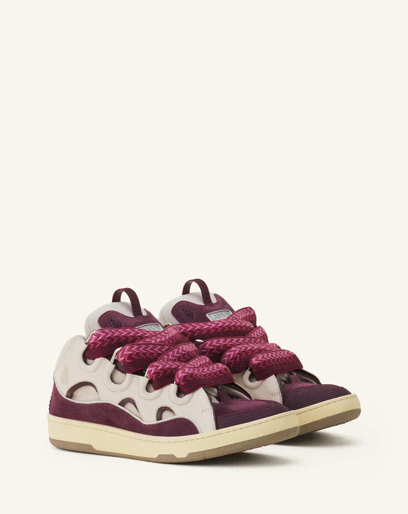 Lanvin Curb Beige En Bordeaux